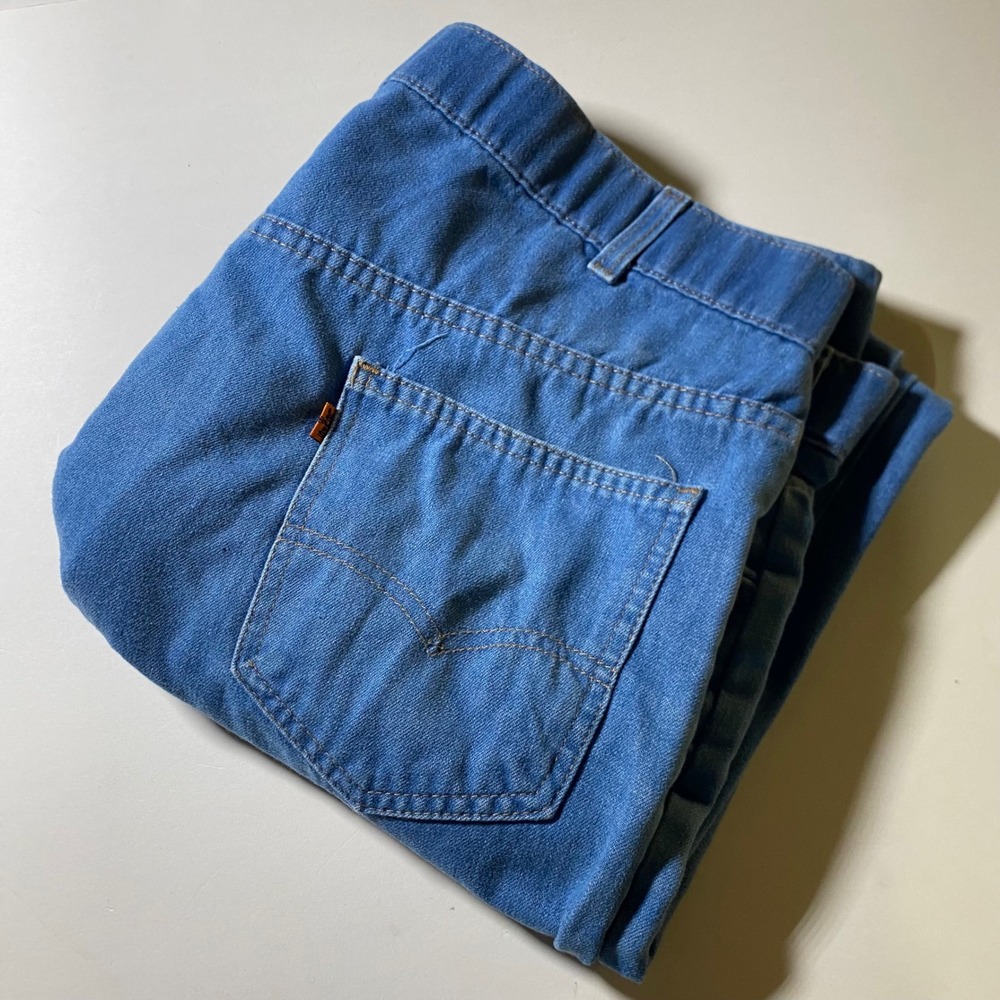 Vintage Levis For Men Skosh More Comfort Orange Tab Jeans Blue 40x32 Relaxed Fit